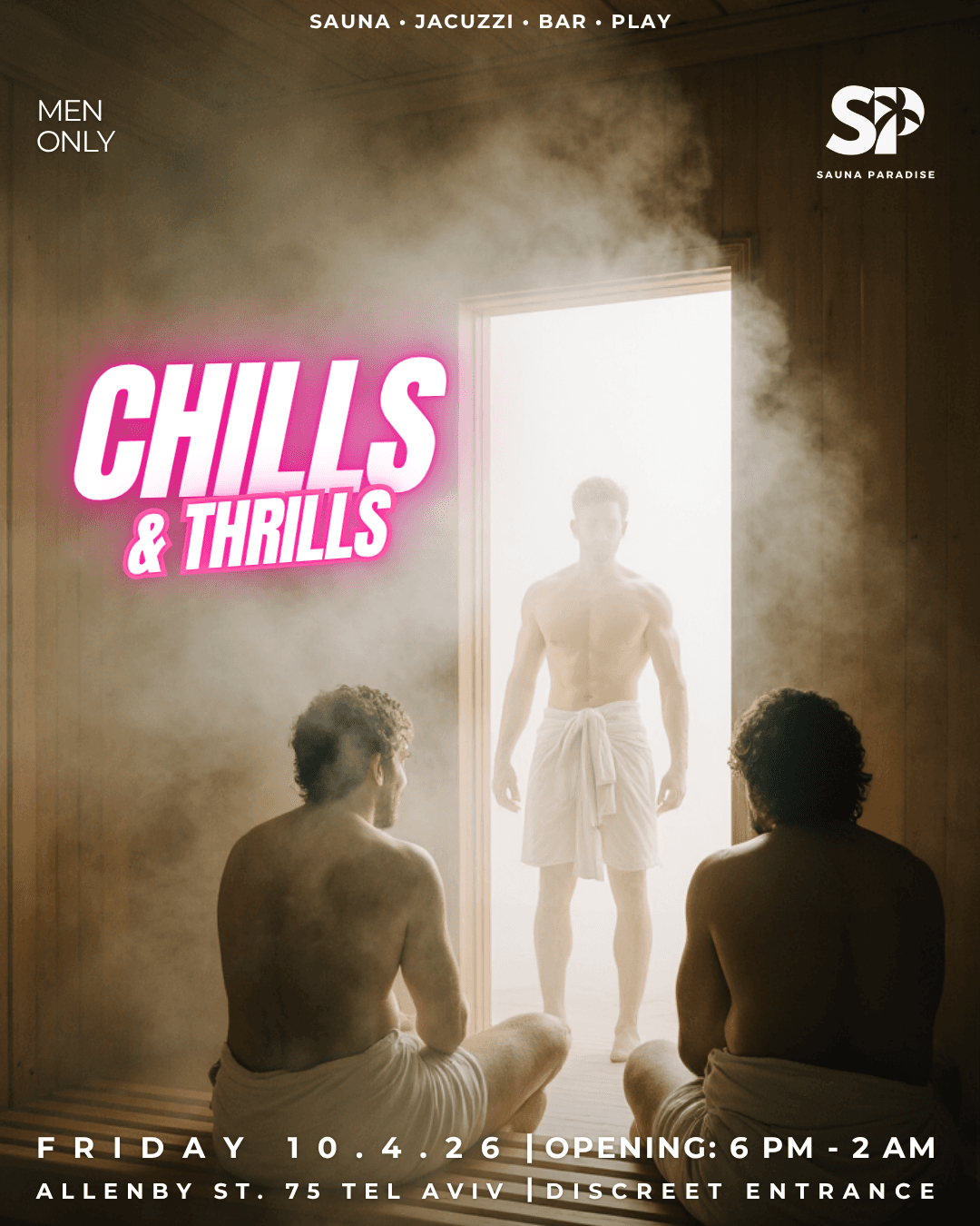 Happy Friday 🥂 Sauna Paradise